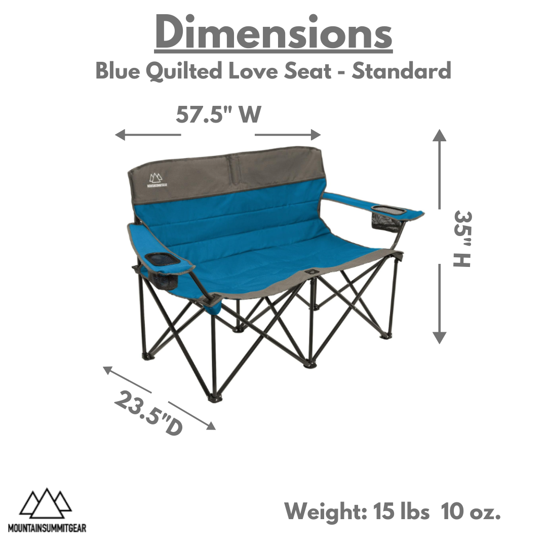 Quilted Love Seat - OVERLANDERS Outfitter