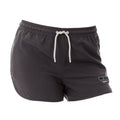 DSG OUTERWEAR Lydia 2.0 Dock Short in charcoal, front view, featuring UPF 40+ sun protection and casual, comfortable fit.