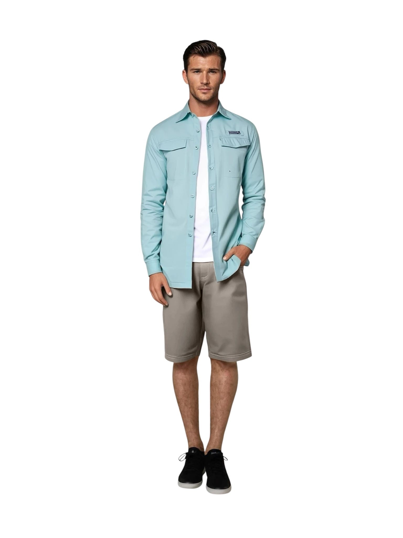 Men's Coastline L/S UV Vented Fishing Shirt - We The Collective