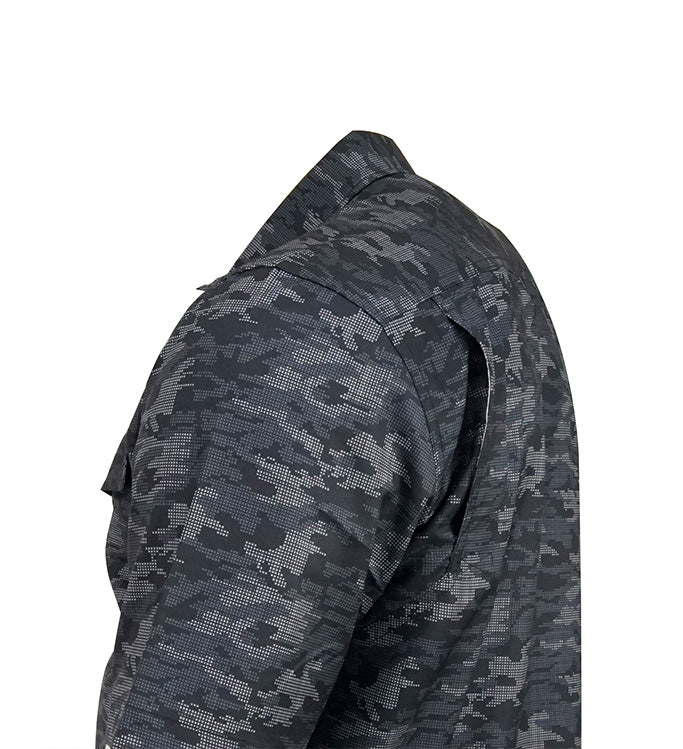 Men's Dot Camo UV Vented Fishing Shirt - We The Collective