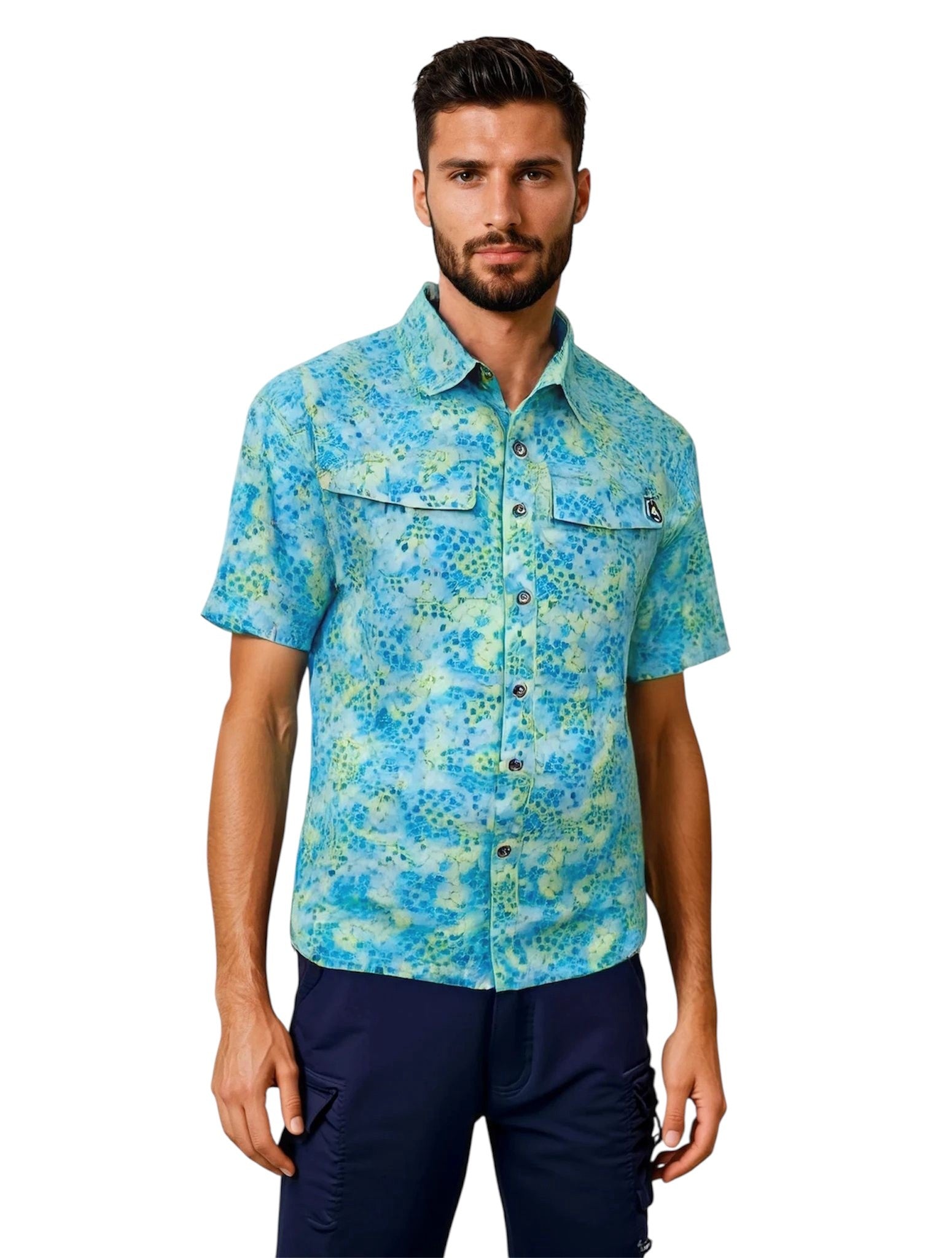 Men's Hexa Dreams UV Vented Fishing Shirt - We The Collective