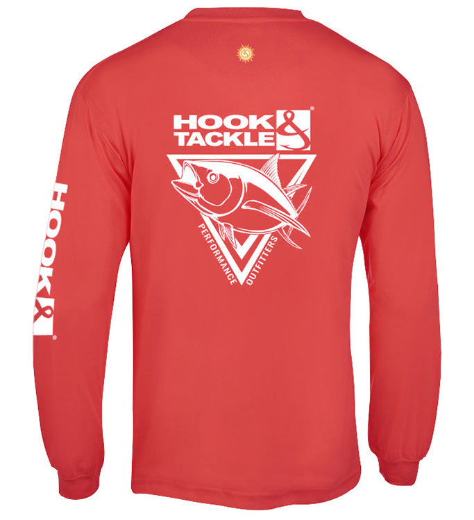 Men's Tuna Triangle L/S UV Fishing T-Shirt - We The Collective