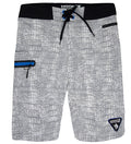 Men's Hook & Tackle Chaos Stretch Fishing Boardshorts in vibrant colors, featuring a comfortable fit and durable fabric.