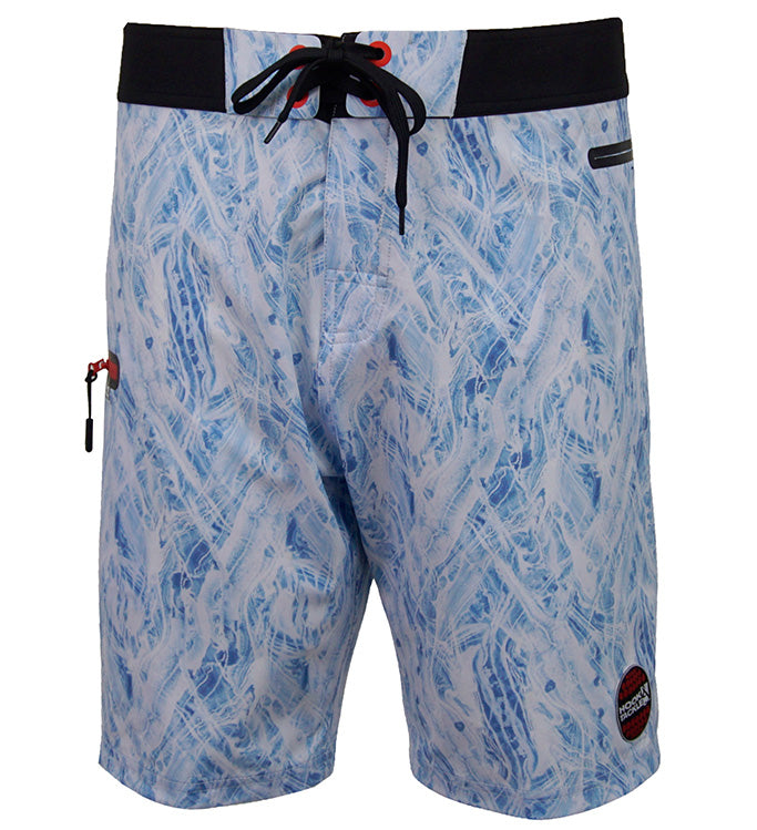 Men's Hook & Tackle Riptide Stretch Fishing Boardshort in vibrant color, featuring a comfortable fit and quick-drying fabric.