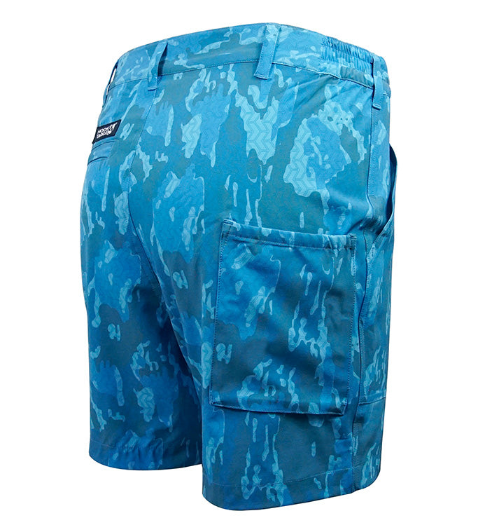 Men's Geo Camo Beer Can Lightweight Stretch Short - We The Collective