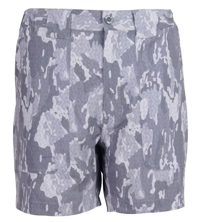Men's Geo Camo Beer Can Lightweight Stretch Short - We The Collective