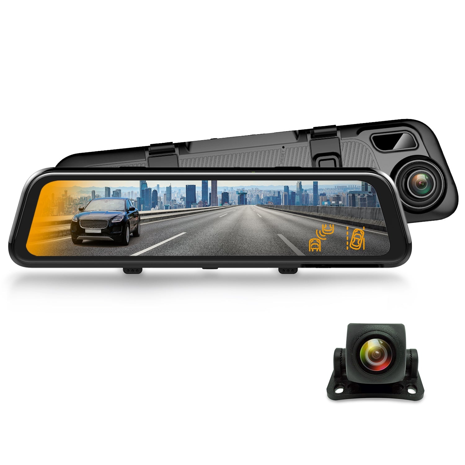 Rexing M2 Smart BSD ADAS Dual Mirror Dash Cam 1080p (Front+Rear) with GPS - We The Collective
