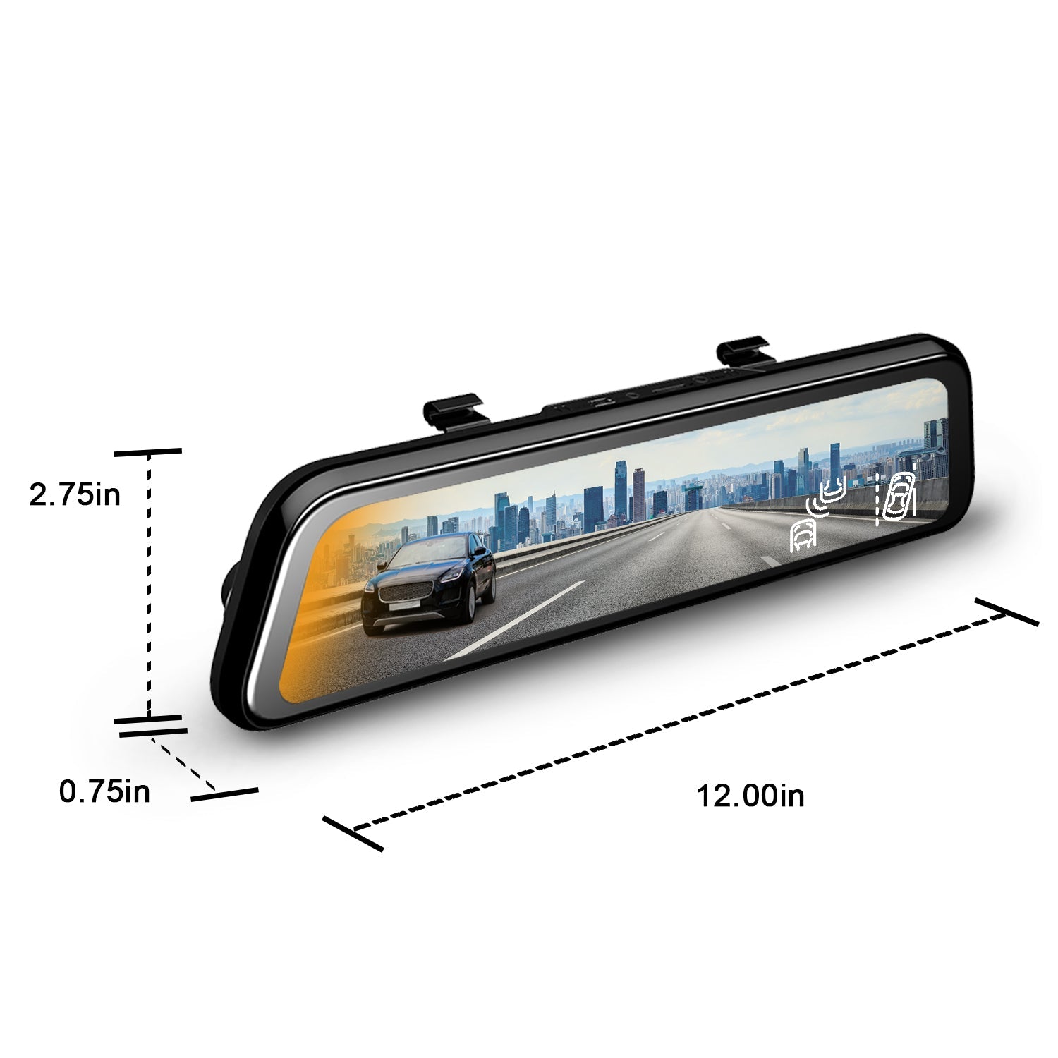 Rexing M2 Smart BSD ADAS Dual Mirror Dash Cam 1080p (Front+Rear) with GPS - We The Collective