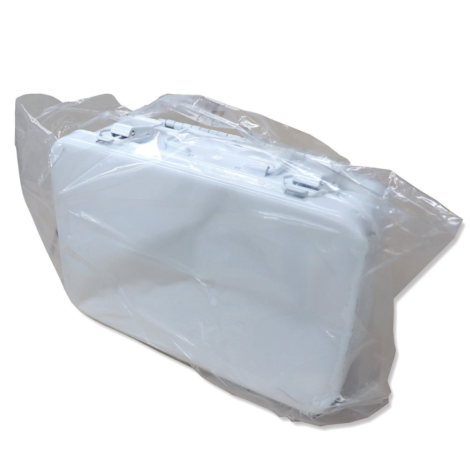 Wall-mountable metal first aid case with gasket, 10-unit empty medical kit for emergency supplies, by quakekits.com