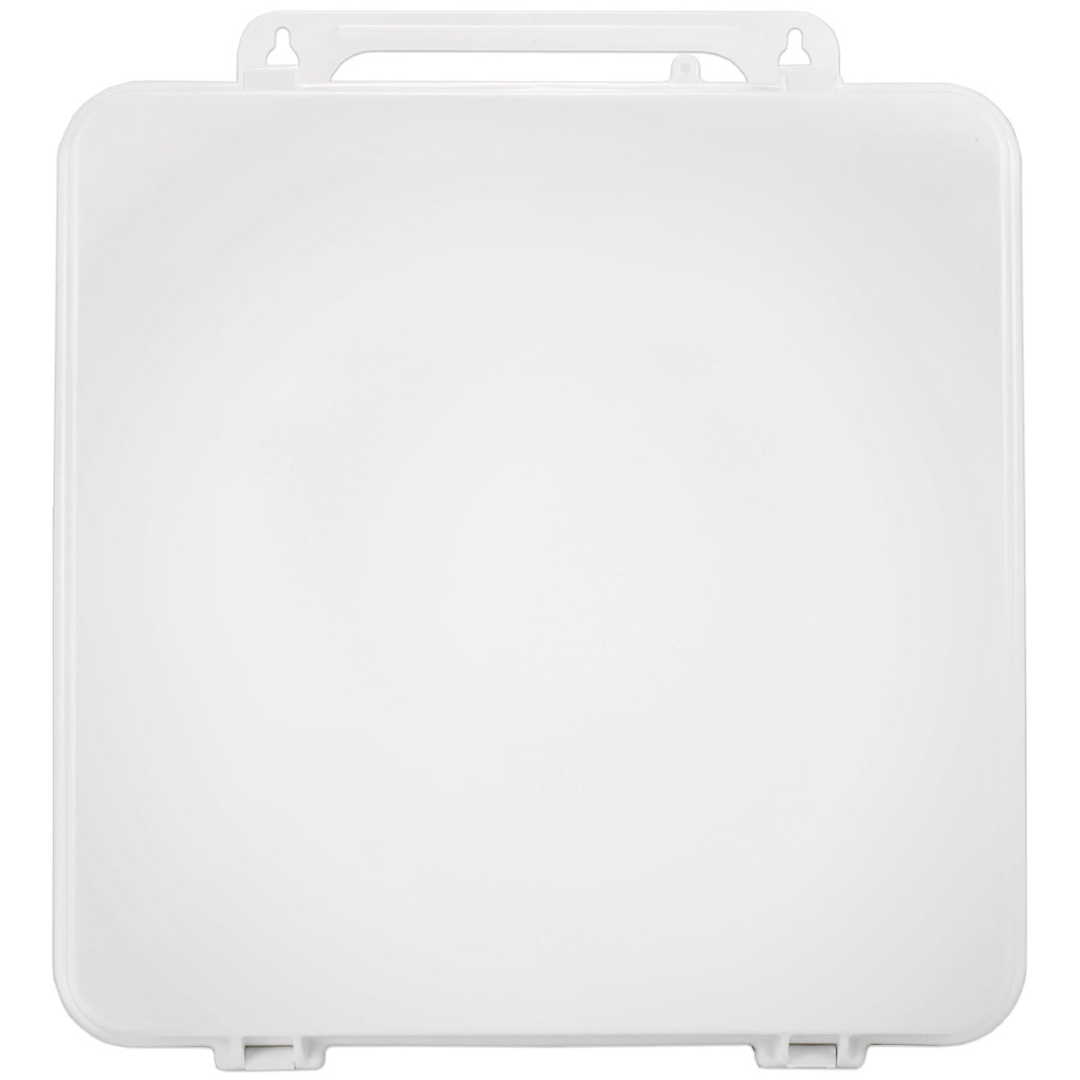 Empty polypropylene first aid case with gasket, 24-unit storage container for medical supplies from Quakekits.