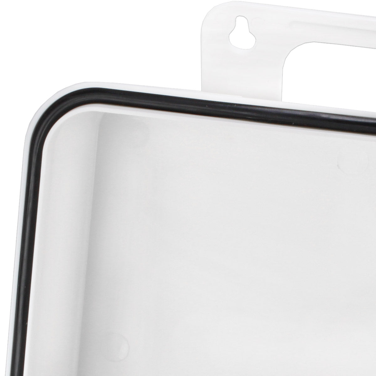 Empty polypropylene first aid case with gasket, 24-unit pack, durable medical supply storage container from QuakeKits.