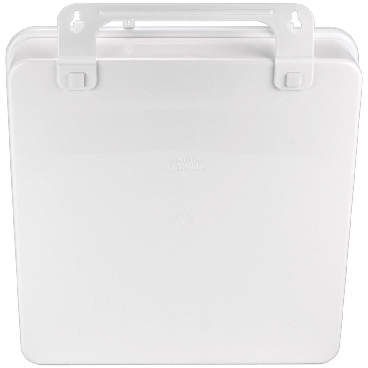 Empty polypropylene first aid case with gasket, 24-unit pack, durable and secure storage for medical supplies.