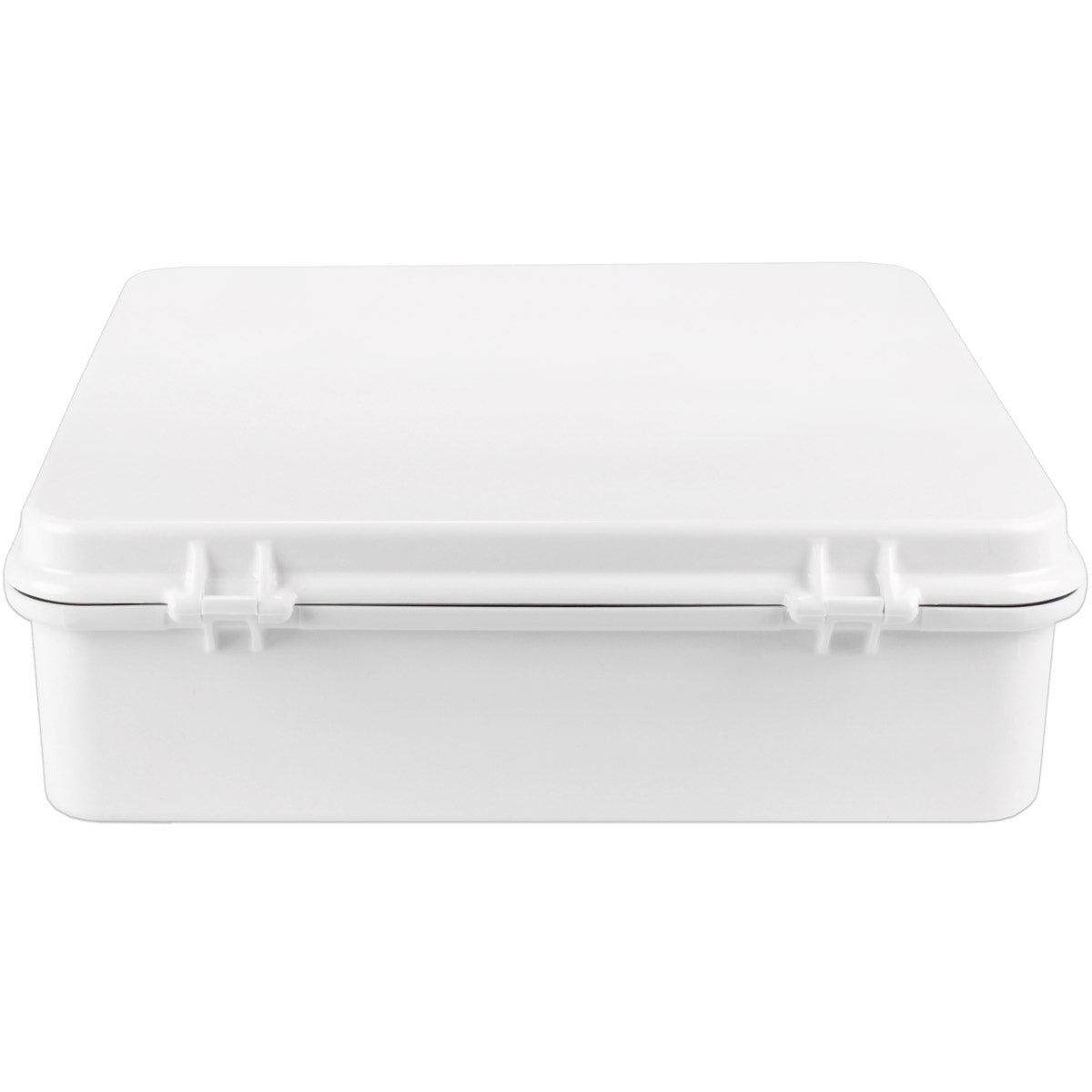 Empty polypropylene first aid case with gasket, 24-unit pack, durable storage for medical supplies, by quakekits.com