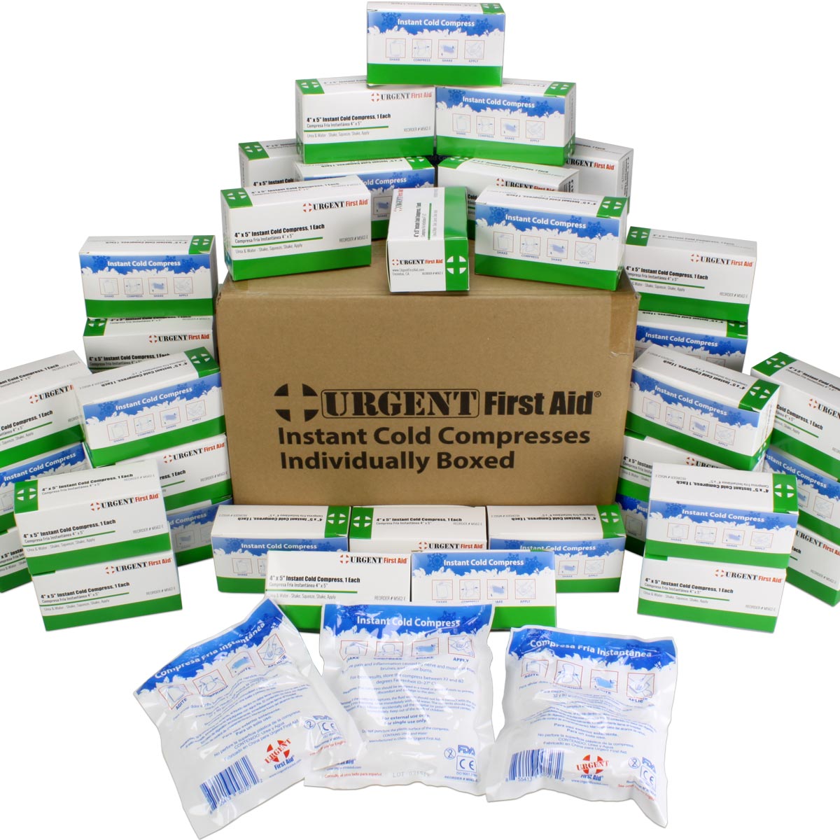 Instant Cold Compress, Boxed 4"x5" - 50 Per Case - OVERLANDERS Outfitter
