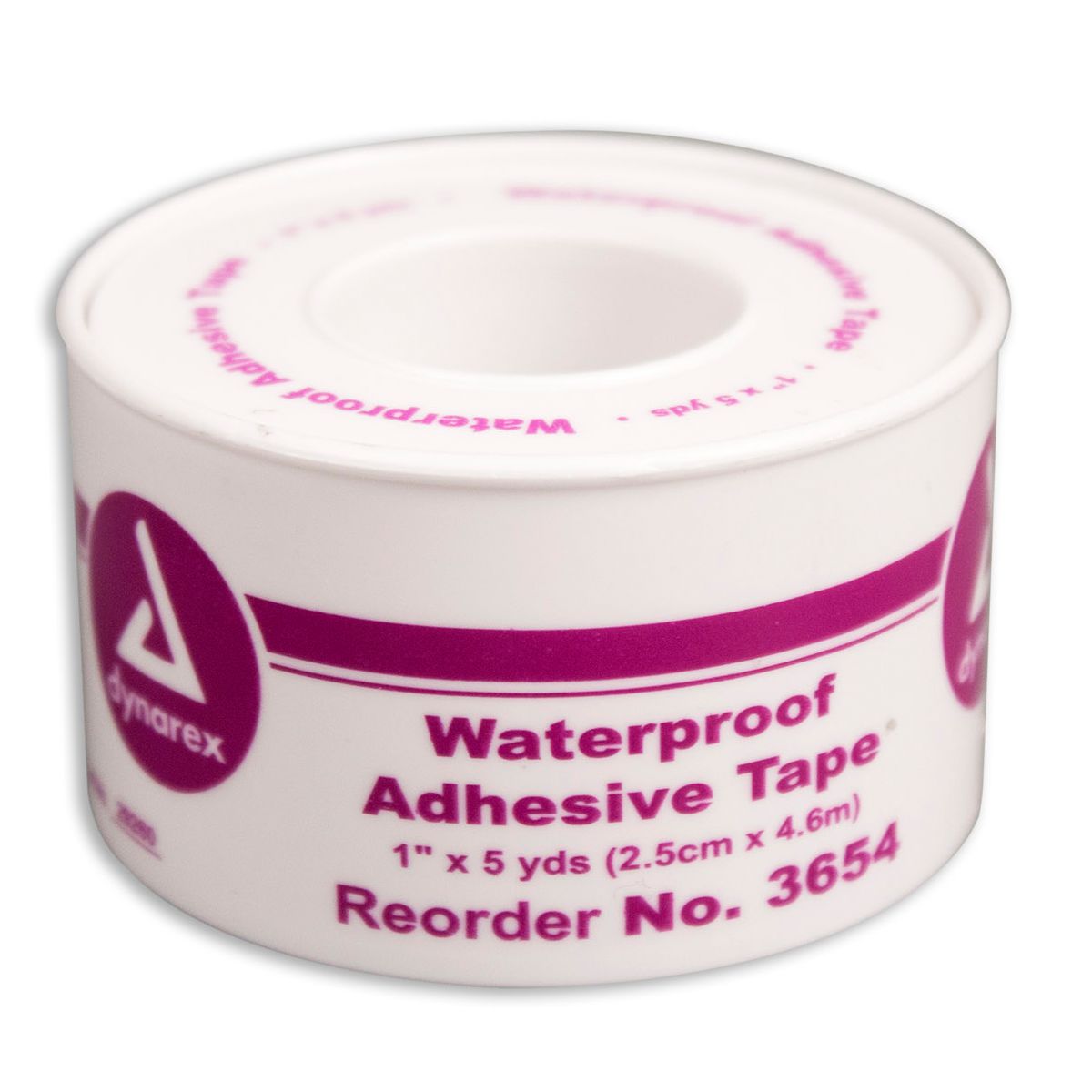 Waterproof plastic tape on spool, 1 inch by 5 yards, ideal for repairs and sealing, from QuakeKits.