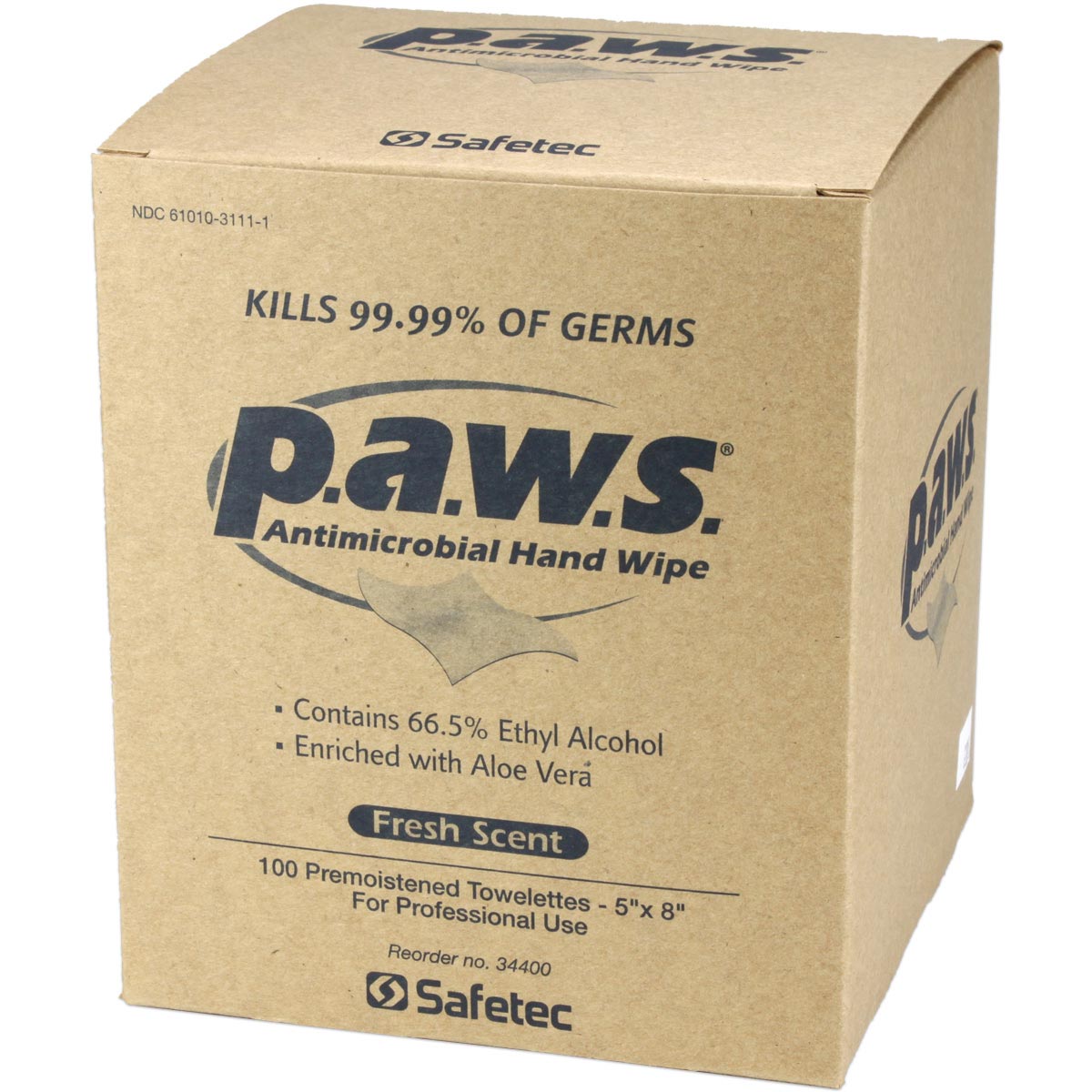 5"x8" Personal Antimicrobial (Kills Germs) Wipes, 100 per box - OVERLANDERS Outfitter