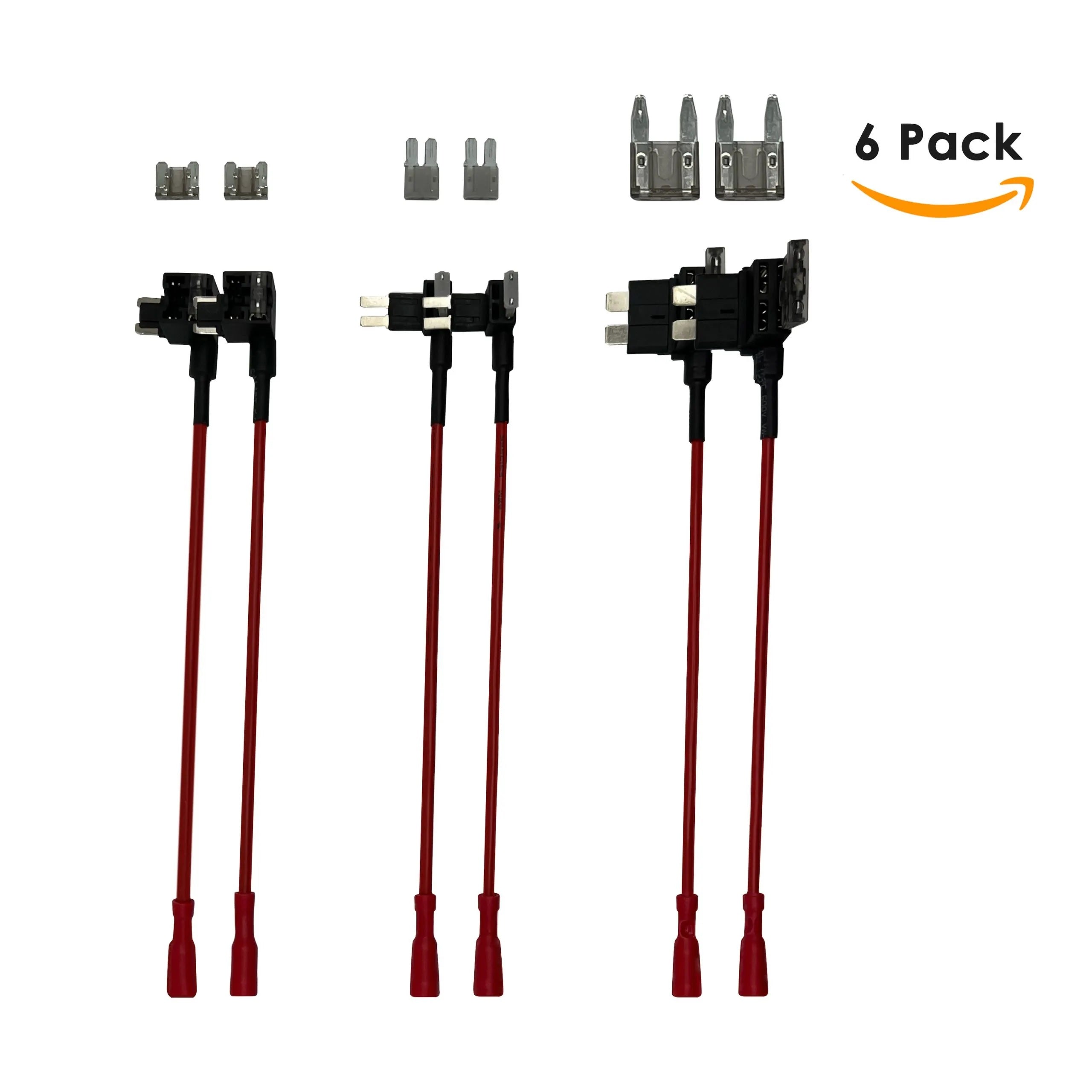 Rexing Fuse Tap and Add-a-Circuit Adapter with LP-mini, Mini Fuse, Micro2 blade fuse adapters - We The Collective