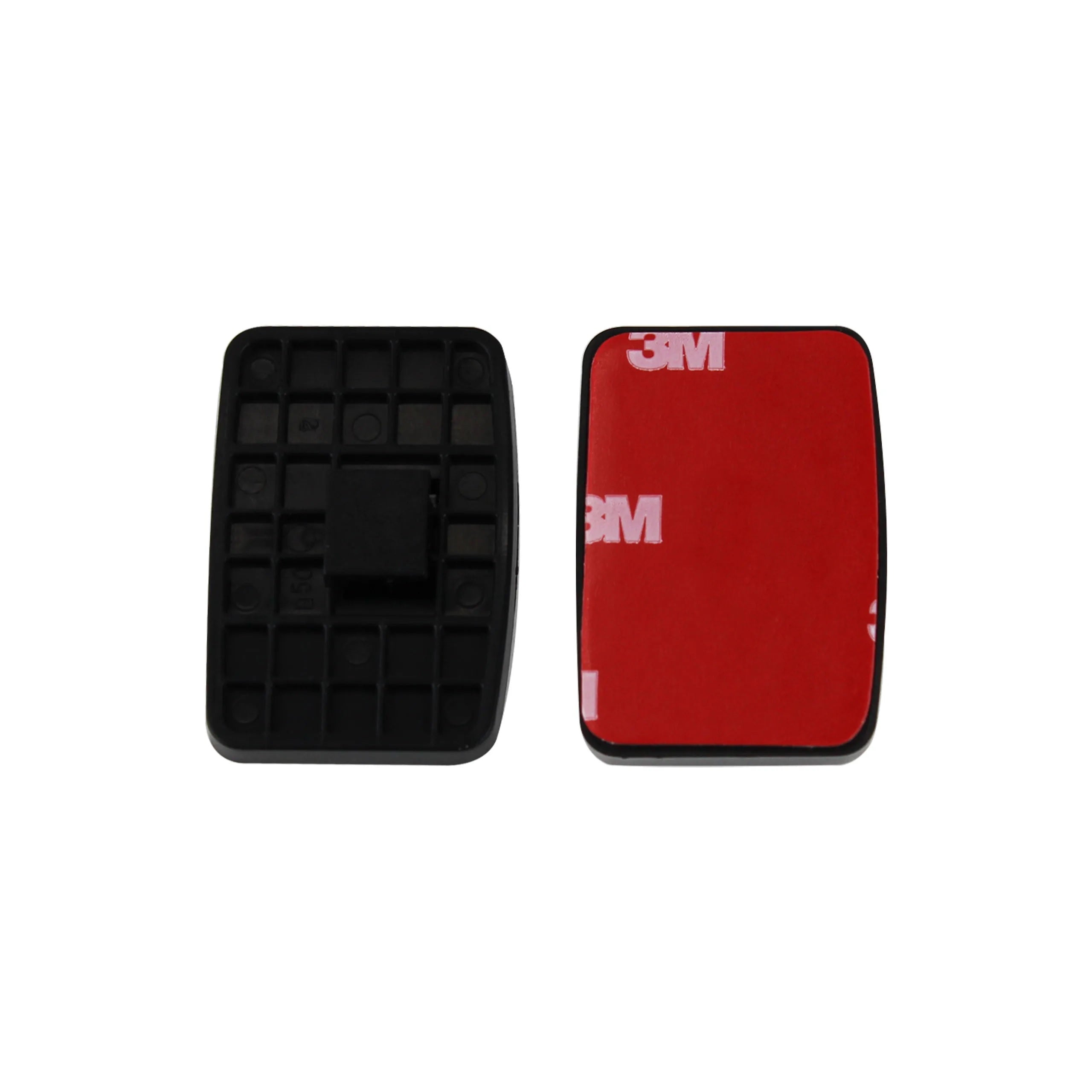 Rexing adhesive mount for V1 Basic, V1-4K, and V1P-4K dash cam, shown attached to a vehicle windshield.