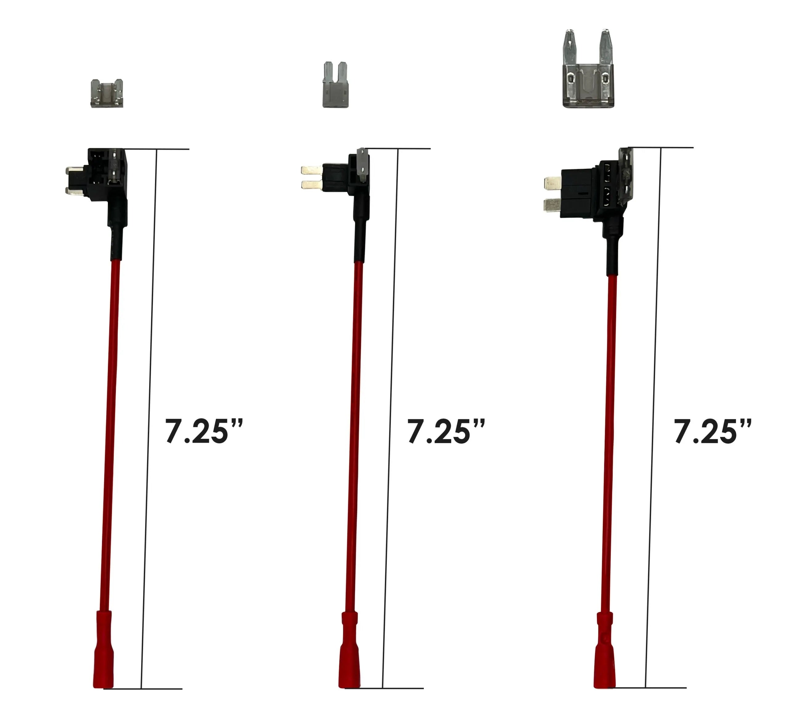 Rexing Fuse Tap and Add-a-Circuit Adapter with LP-mini, Mini Fuse, Micro2 blade fuse adapters - We The Collective