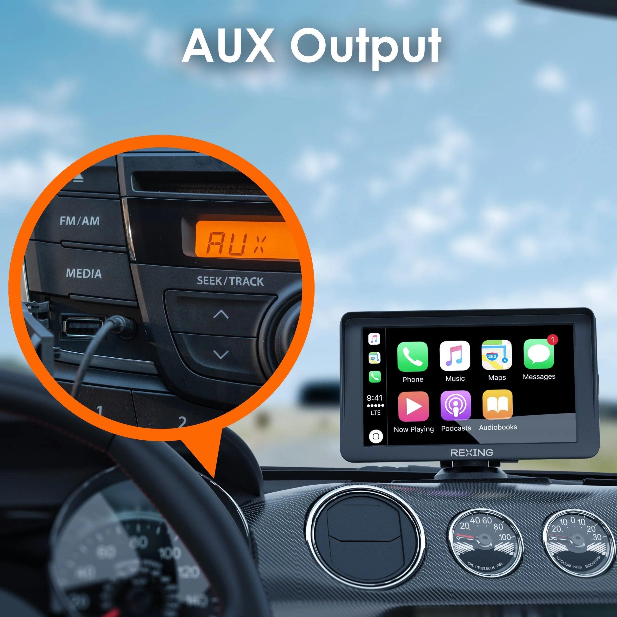 REXING W1 Multimedia Receiver W/ Backup Camera - We The Collective