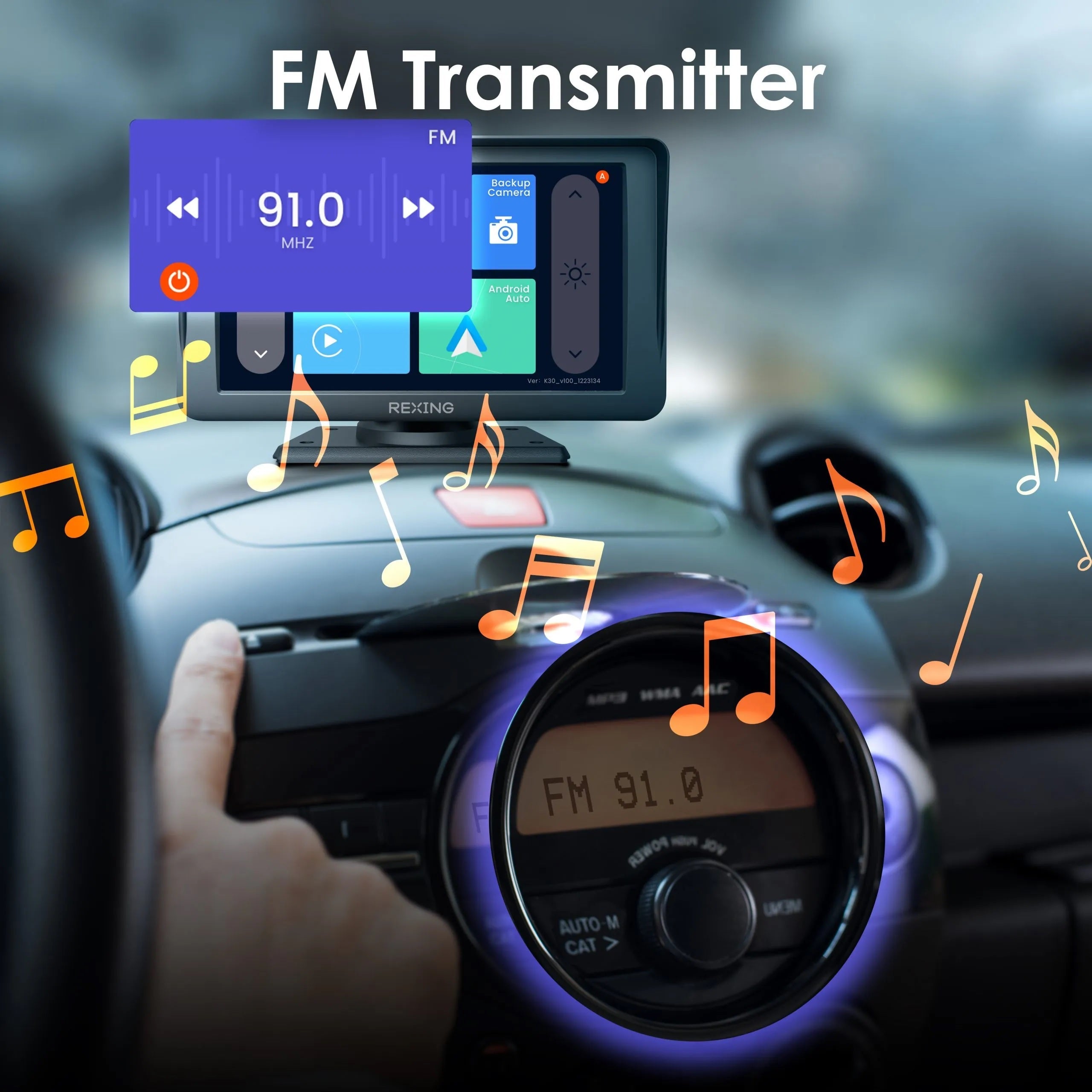 REXING W1 Multimedia Receiver W/ Backup Camera - We The Collective