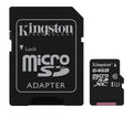 Rexing Kingston Canvas Select 64GB Micro SD Card shown with label and storage capacity for high-speed data storage.