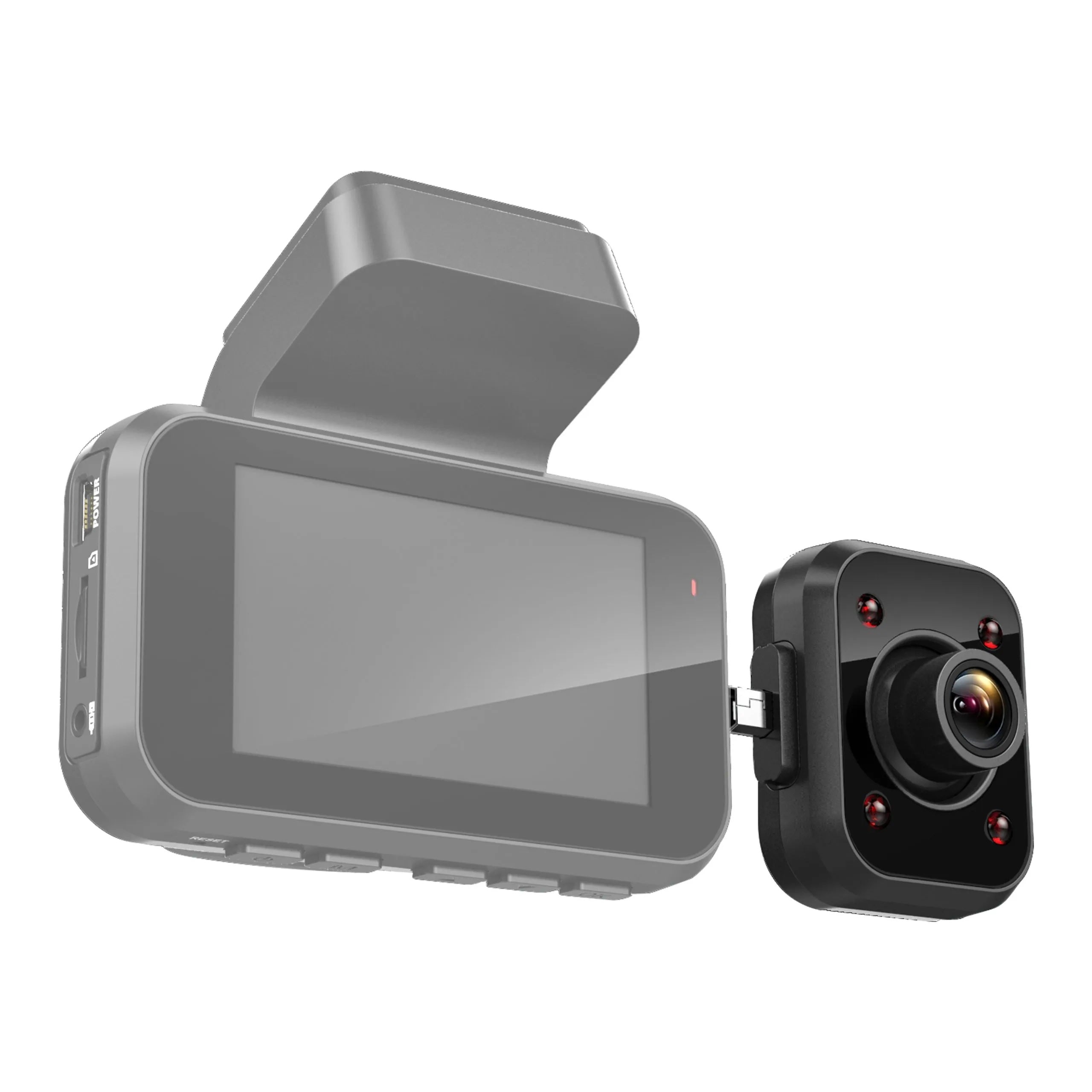 Rexing Cabin View Camera for V55 Premium 4K dash cam, modular car dash cam accessory with wide-angle lens and high-resolution recording.