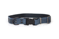 Celtic Sport blue leather dog collar by Euro-Dog, featuring a stylish design and durable craftsmanship for pets.