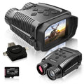 REXING B1 Mini digital binoculars with 1080p night vision and viewing screen for outdoor adventures and hunting.