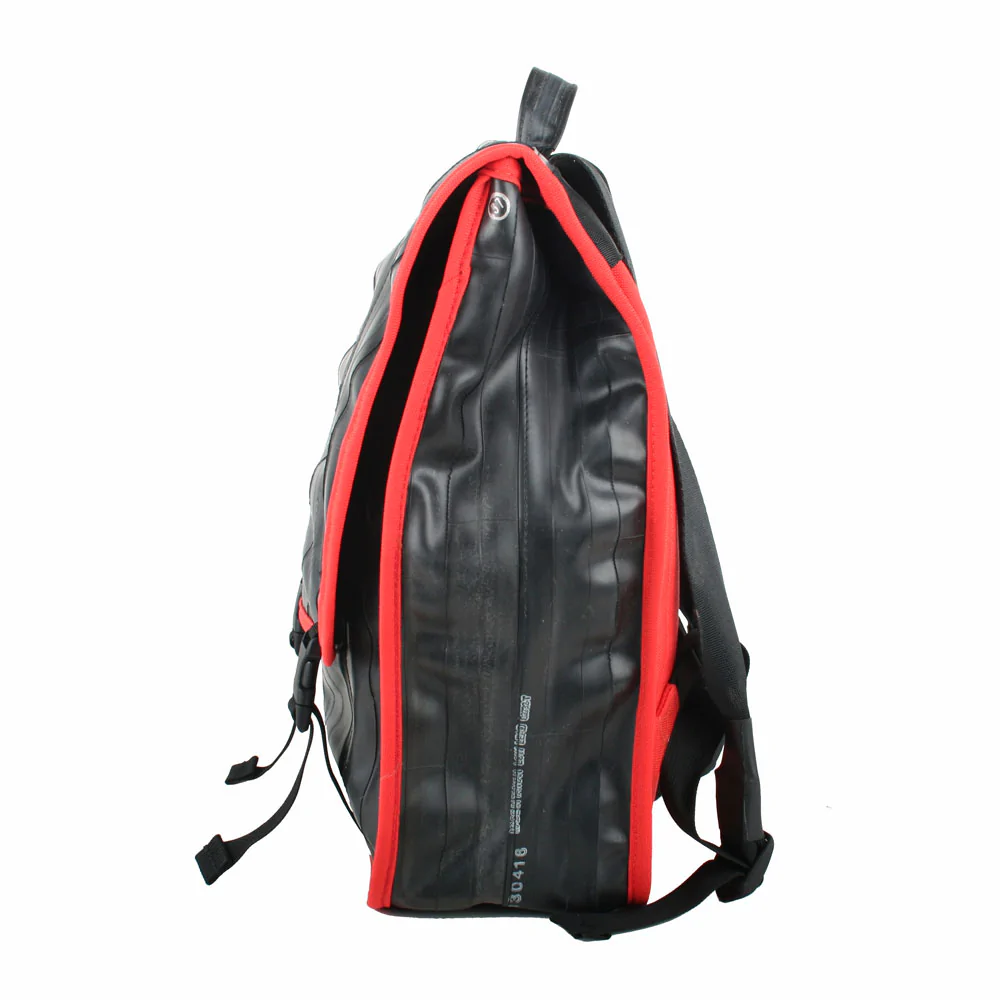 ZEITBIKE Madison Backpack from Alchemy Goods, durable bag with multiple compartments, made from eco-friendly materials.