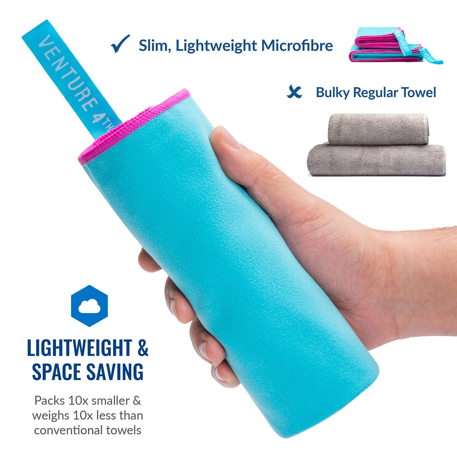 VENTURE 4TH Quick Dry Microfiber Towel - OVERLANDERS Outfitter