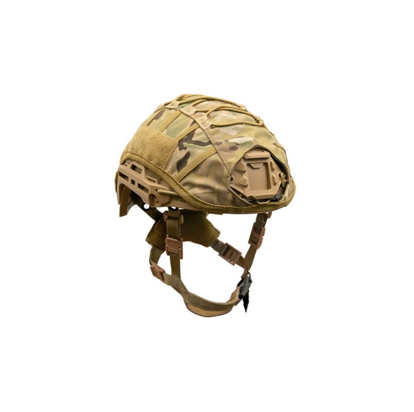 Hard Head Veterans HHV ATE® ballistic helmet cover in solid color, made for tactical military helmets.
