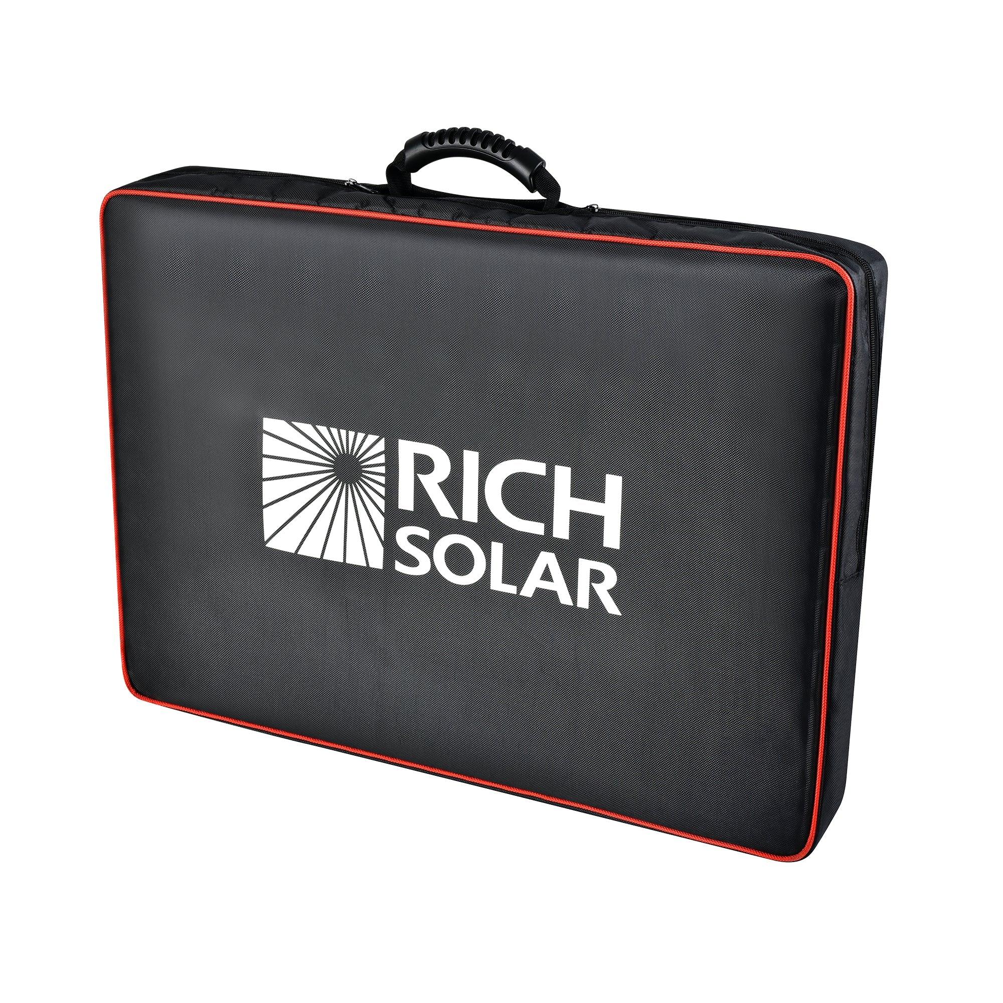 Rich Solar MEGA 200 Watt Portable Solar Panel | Powerful 12V Portable Solar Panel for Generators, Power Stations, Campers - OVERLANDERS Outfitter
