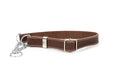 Martingale Chocolate Leather Dog Collar - OVERLANDERS Outfitter