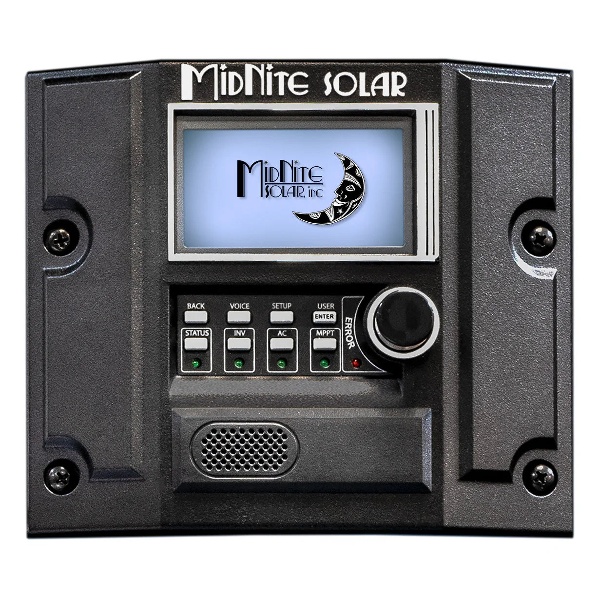 Portable Sun LLC MidNite Solar MNGP2 graphics and programming module for solar system components, shown in the image.