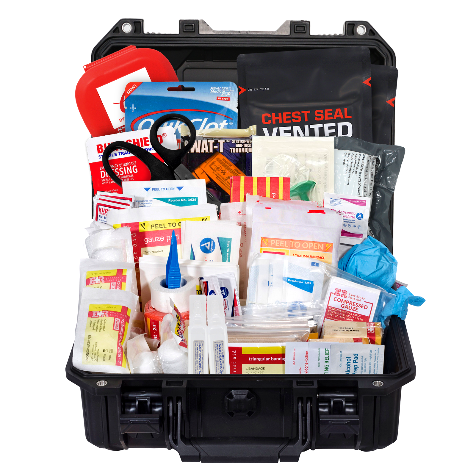 Fully Stocked Marine First Aid Medical Kit in Lightweight Waterproof Case - We The Collective