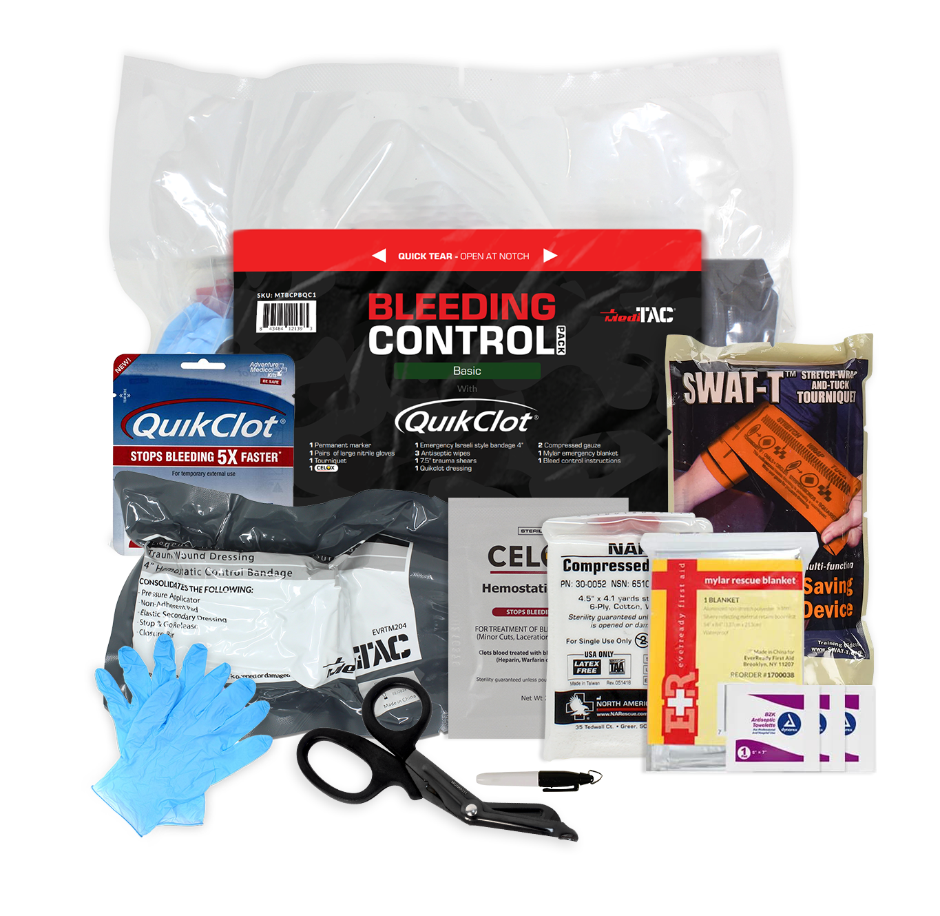 Bleeding Control Pack Basic with Celox - We The Collective