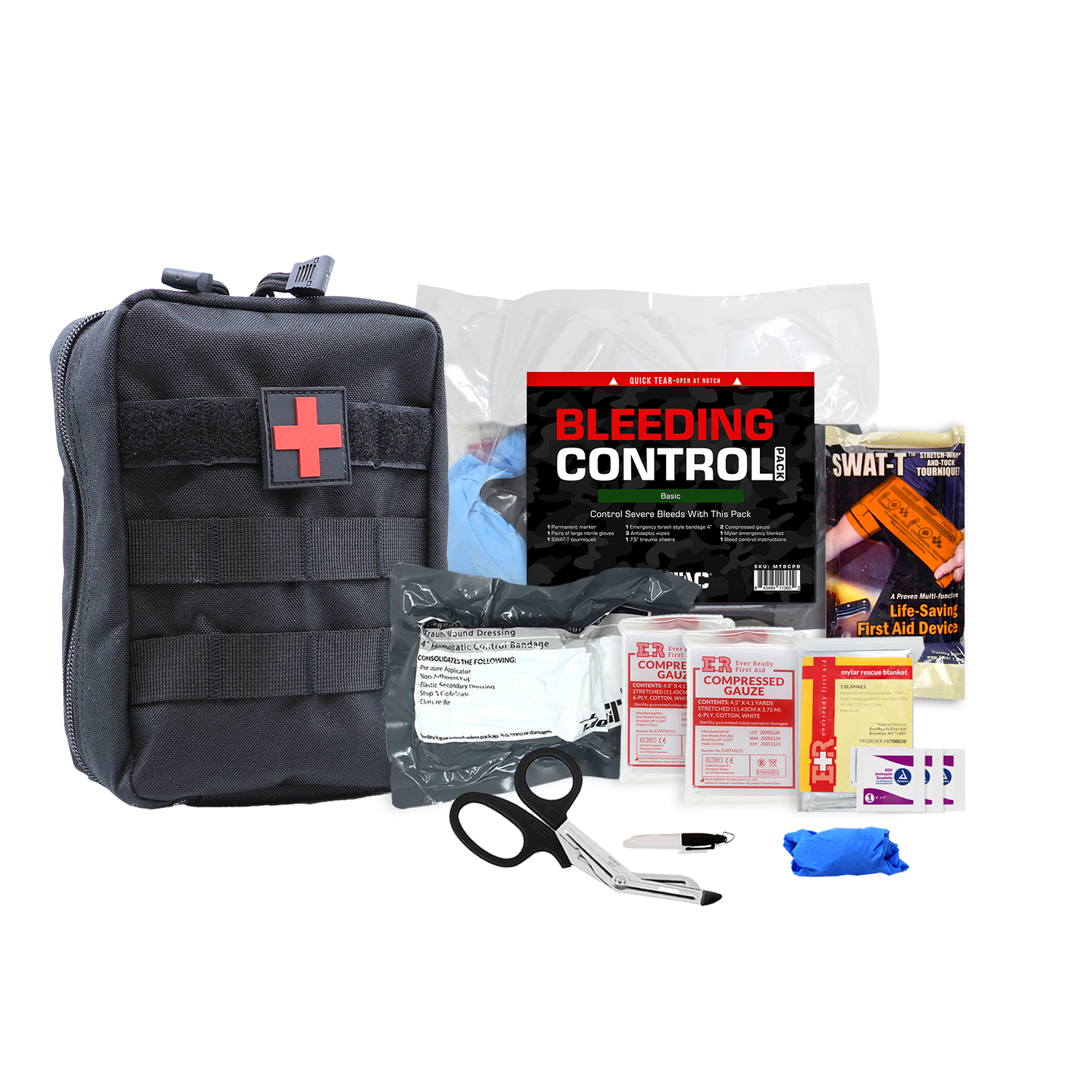 Basic Bleeding Control Kit with SWAT-T Tourniquet - We The Collective