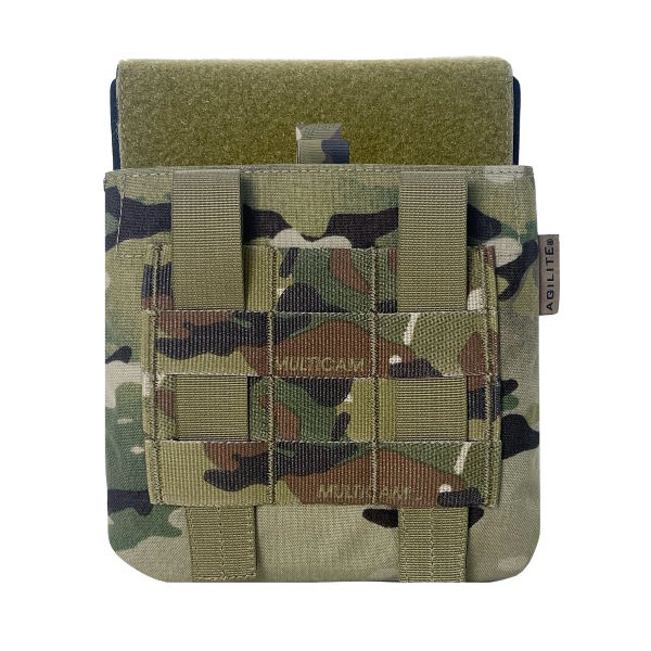 HCC Tactical flank side plate carrier in tactical gear style with adjustable straps and durable material for military use
