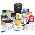 MediTac Kits Rip-Away Fully Stocked Tactical Trauma Kit with chest seals, tourniquet, and bleeding control supplies.