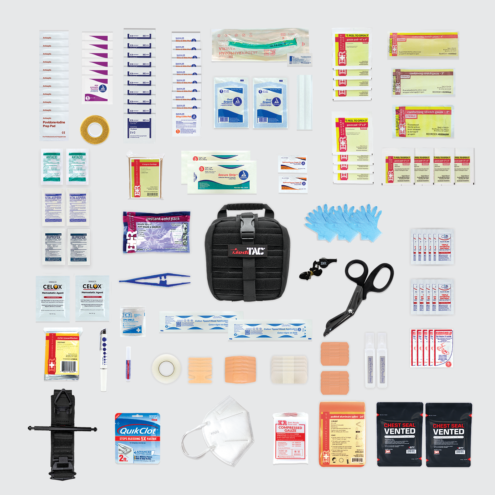 Small Rip-Away Owl Type Full Tactical Trauma Kit - We The Collective