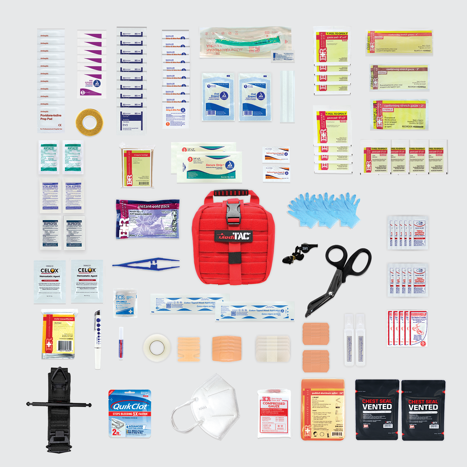 Small Rip-Away Owl Type Full Tactical Trauma Kit - We The Collective