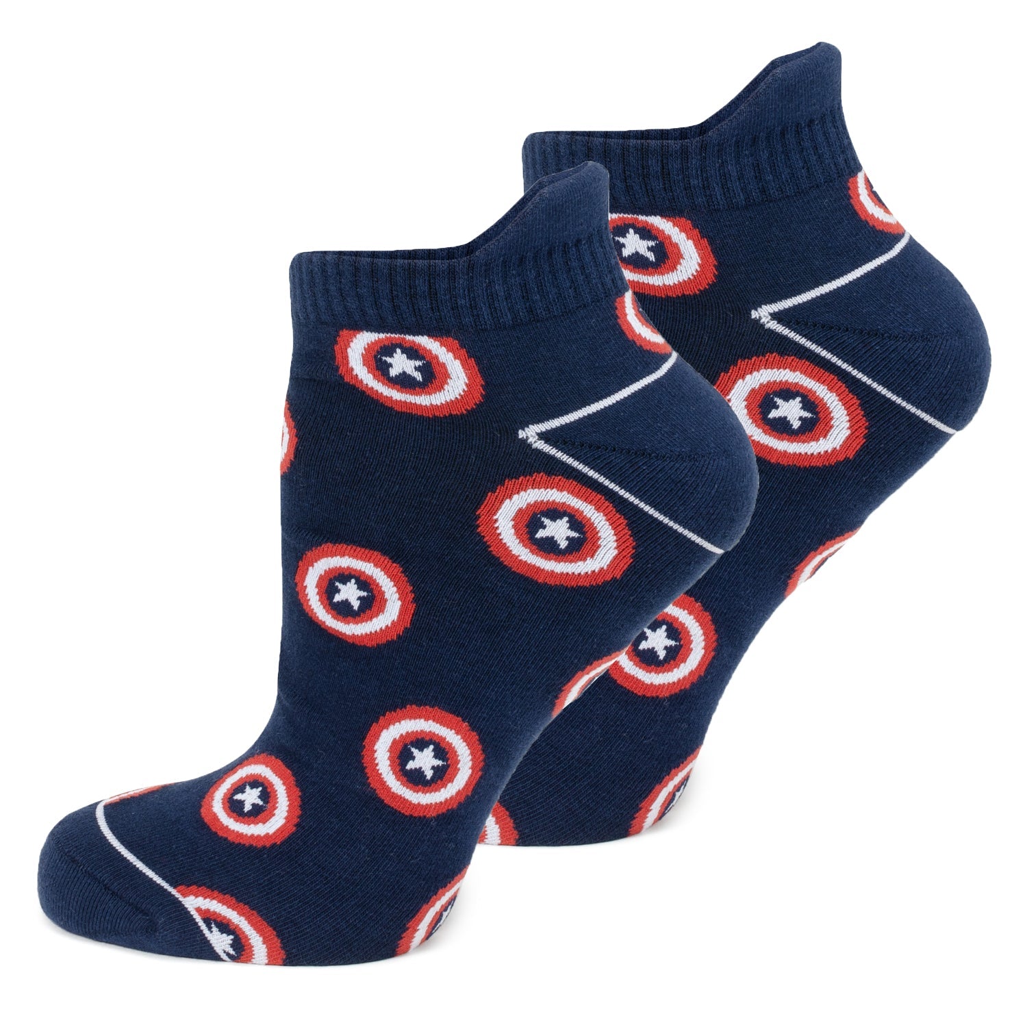 Marvel Captain America Ankle Socks 3-Pack and Lapel Pin Gift Set - OVERLANDERS Outfitter