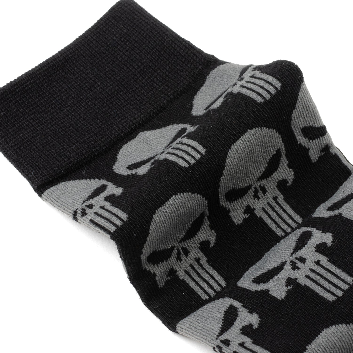 Marvel Punisher Black Socks and Silver Lapel Pin Gift Set - OVERLANDERS Outfitter