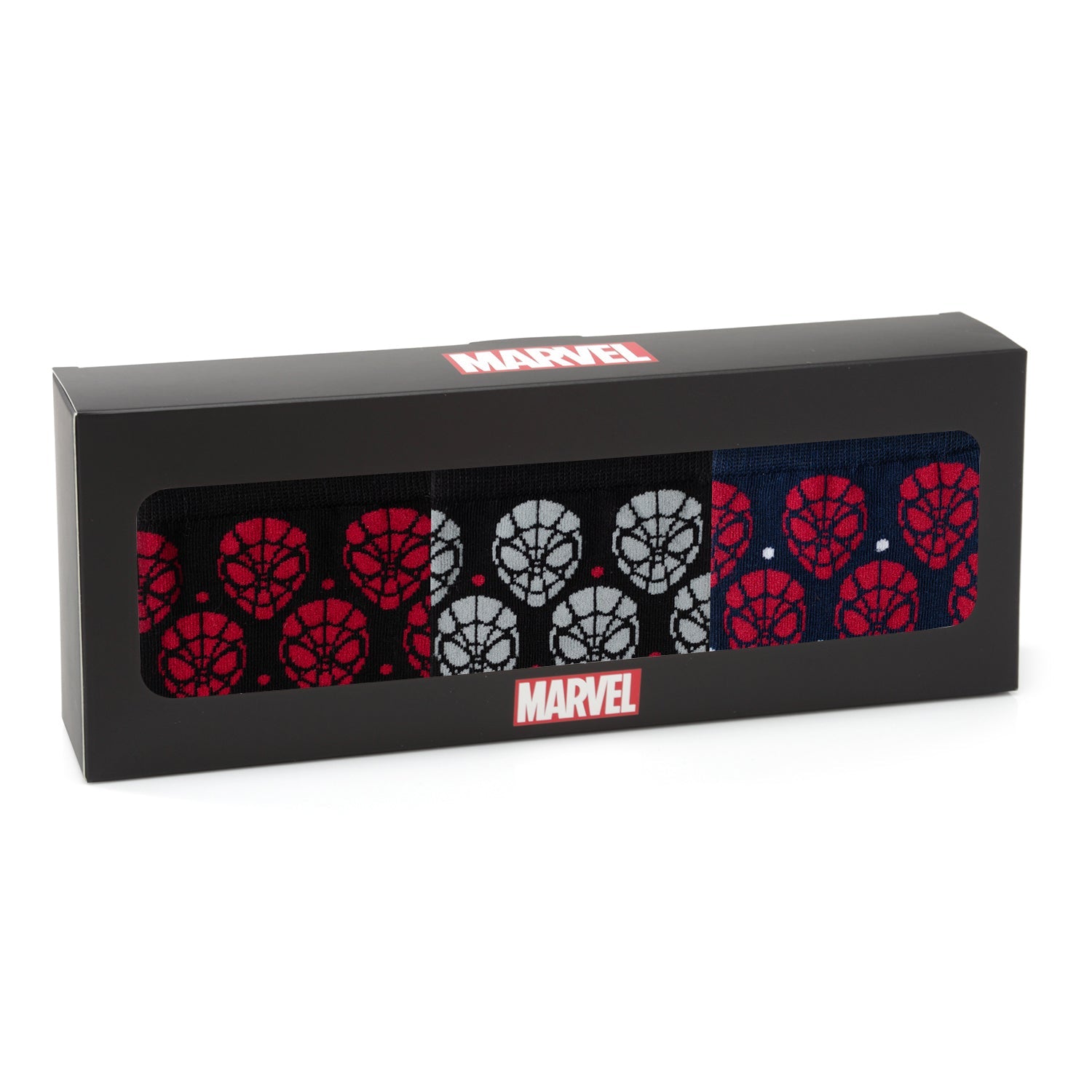Marvel Spider-Man Dot 3 Pack Socks and Lapel Pin Gift Set - OVERLANDERS Outfitter