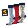 Marvel X-Men Socks 3 Pack with Lapel Pin Gift Set - OVERLANDERS Outfitter