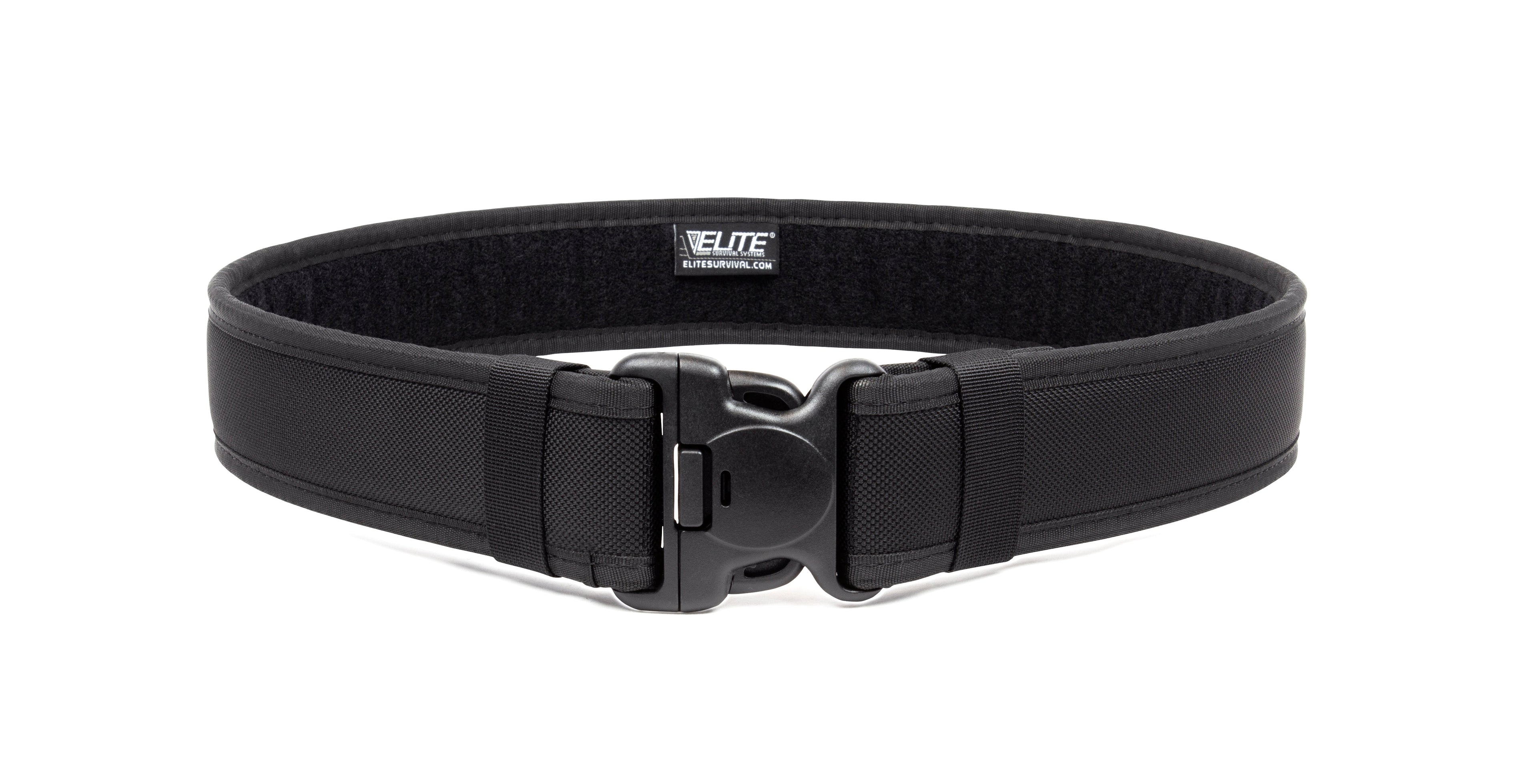 Elite Survival Systems DuraTek Molded Duty Belt with sturdy nylon construction and reinforced buckle for tactical use.