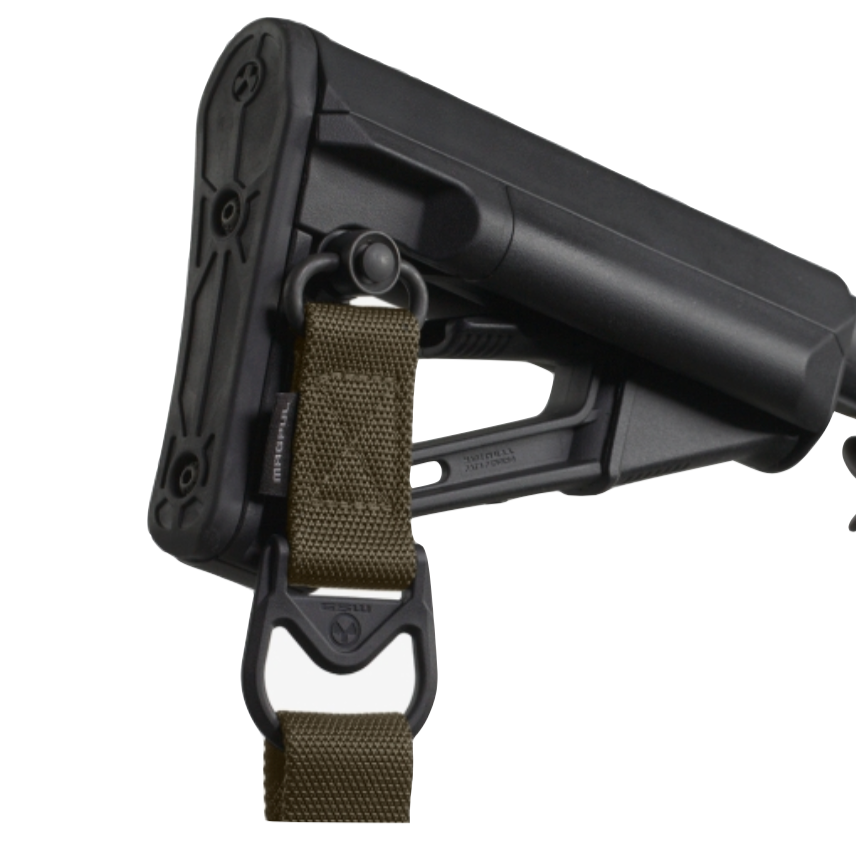 HCC Tactical MS1 MS3 QD Adapter slings with quick disconnect feature on a neutral background.