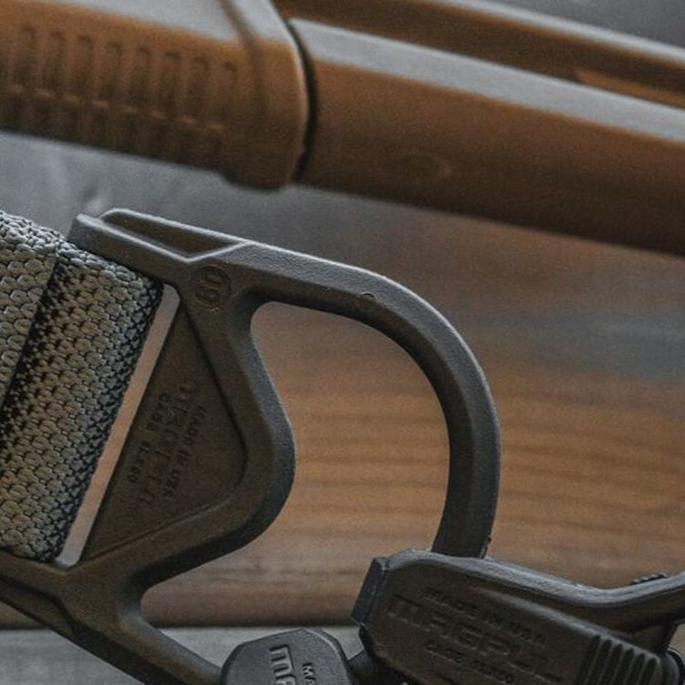 HCC Tactical MS1 MS3 QD Adapter slings displayed in a lifestyle setting, showcasing versatility and design.