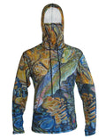 Front view of Cognito Brands Magic Waters Rainbow Trout graphic fishing hoodie from Sunpro Hoodies collection.